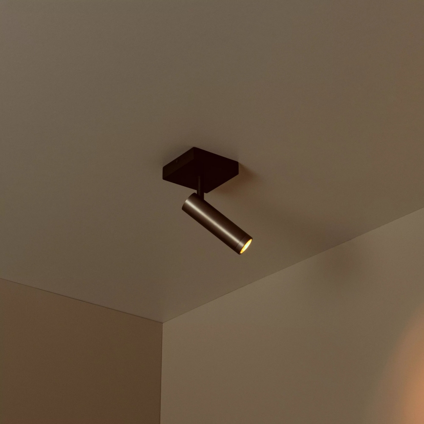 Lucide 22974/01/15 - Spotlampa GRADO 1xGU10/40W/230V brun/svart