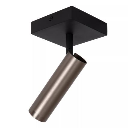 Lucide 22974/01/15 - Spotlampa GRADO 1xGU10/40W/230V brun/svart