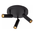 Lucide 22974/13/30 - Spotlampa GRADO 3xGU10/40W/230V svart