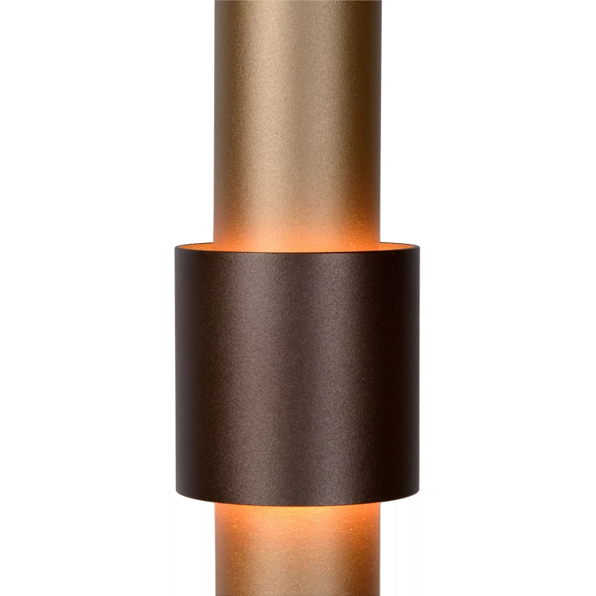 Lucide 24402/15/96 - LED ljusreglerad ljuskrona på textilsladd MARGARY 3xLED/4W/230V mässing