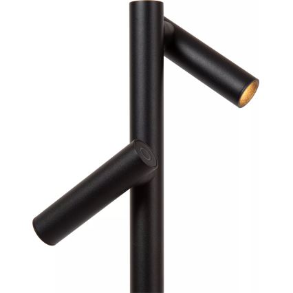 Lucide 27703/04/30 - LED Ljusreglerad beröring utomhus lampa ANTRIM 2xLED/2,2W/4V 400 mAh IP54 svart