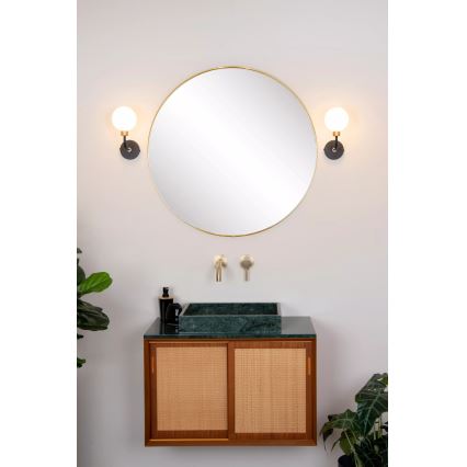 Lucide 30265/01/30 - vägglampa för badrum BEREND 1xG9/33W/230V IP44 svart