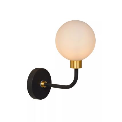 Lucide 30265/01/30 - vägglampa för badrum BEREND 1xG9/33W/230V IP44 svart