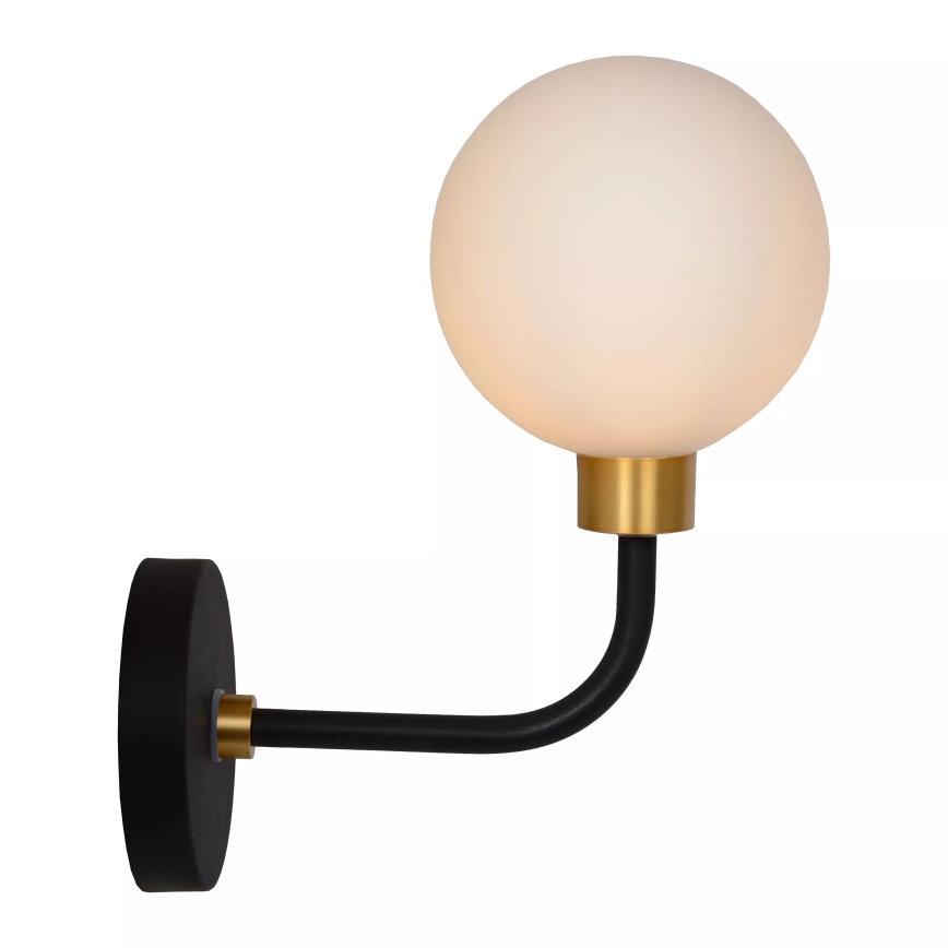 Lucide 30265/01/30 - vägglampa för badrum BEREND 1xG9/33W/230V IP44 svart