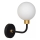 Lucide 30265/01/30 - vägglampa för badrum BEREND 1xG9/33W/230V IP44 svart