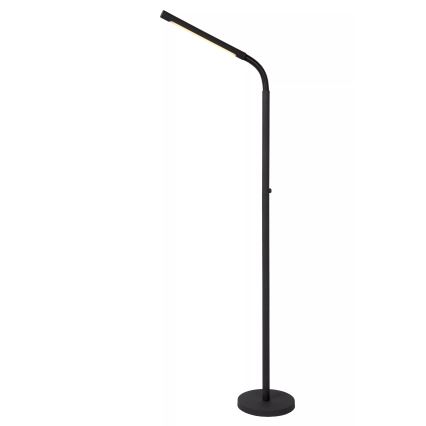 Lucide 36712/04/30 - LED Ljusreglerad beröring golvlampa GILLY LED/6W/230V 4000 mAh svart