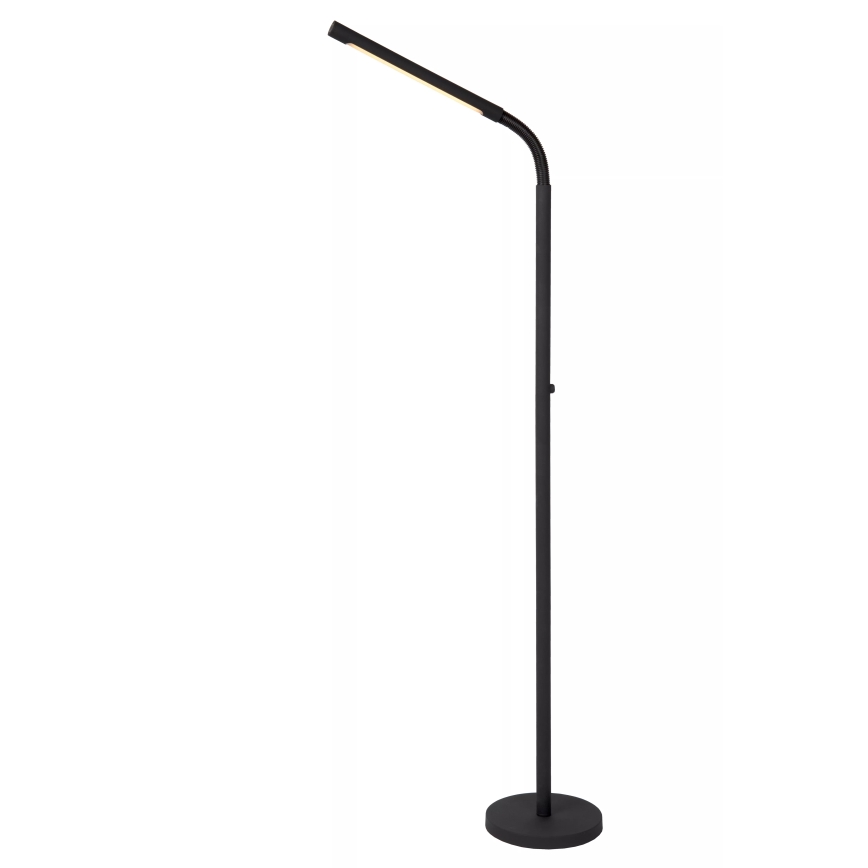 Lucide 36712/04/30 - LED Ljusreglerad beröring golvlampa GILLY LED/6W/230V 4000 mAh svart