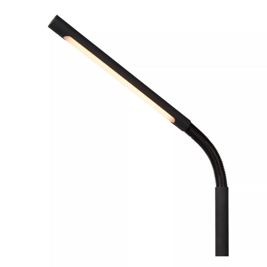 Lucide 36712/04/30 - LED Ljusreglerad beröring golvlampa GILLY LED/6W/230V 4000 mAh svart