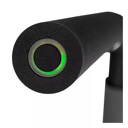 Lucide 36712/04/30 - LED Ljusreglerad beröring golvlampa GILLY LED/6W/230V 4000 mAh svart