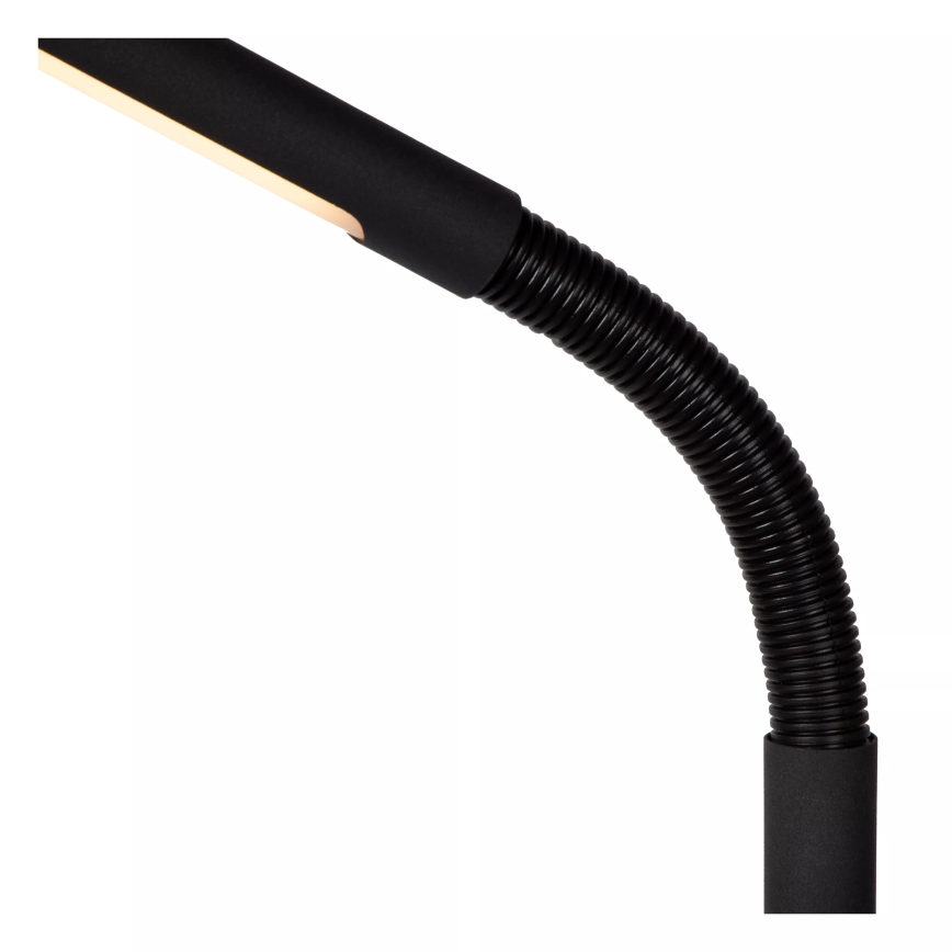 Lucide 36712/04/30 - LED Ljusreglerad beröring golvlampa GILLY LED/6W/230V 4000 mAh svart