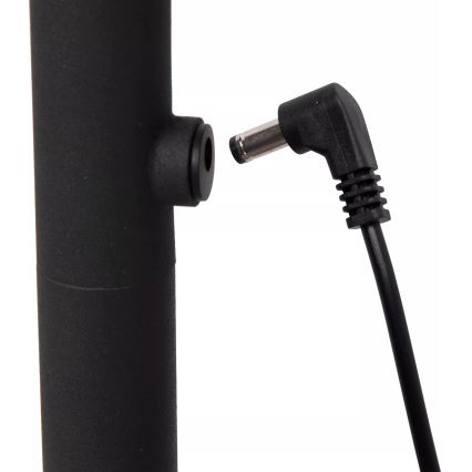 Lucide 36712/04/30 - LED Ljusreglerad beröring golvlampa GILLY LED/6W/230V 4000 mAh svart