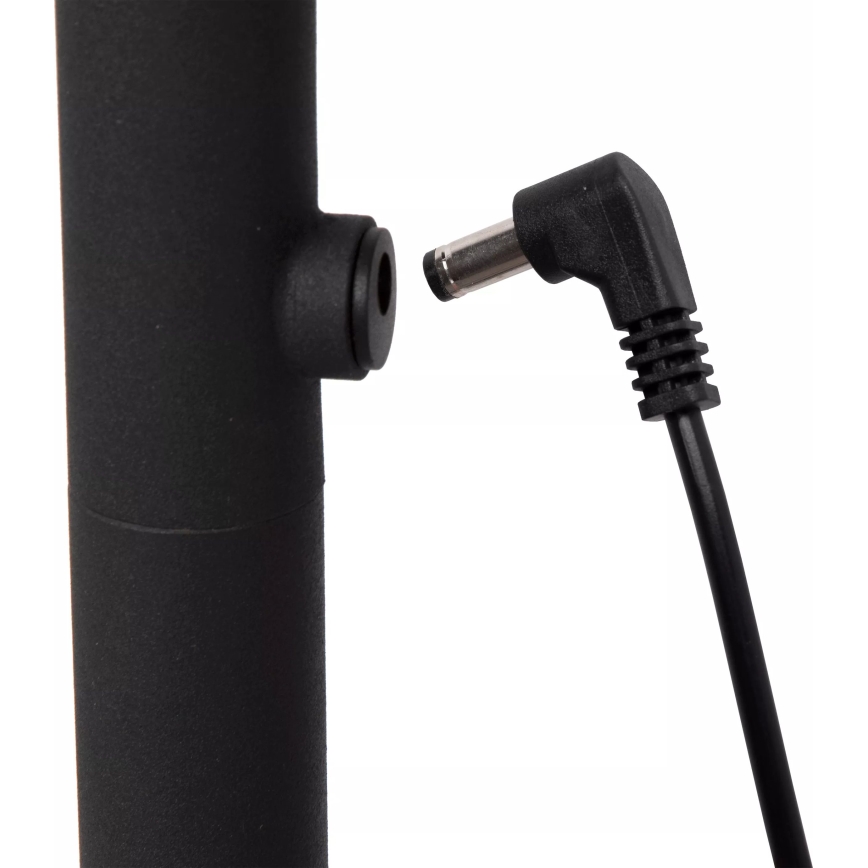 Lucide 36712/04/30 - LED Ljusreglerad beröring golvlampa GILLY LED/6W/230V 4000 mAh svart