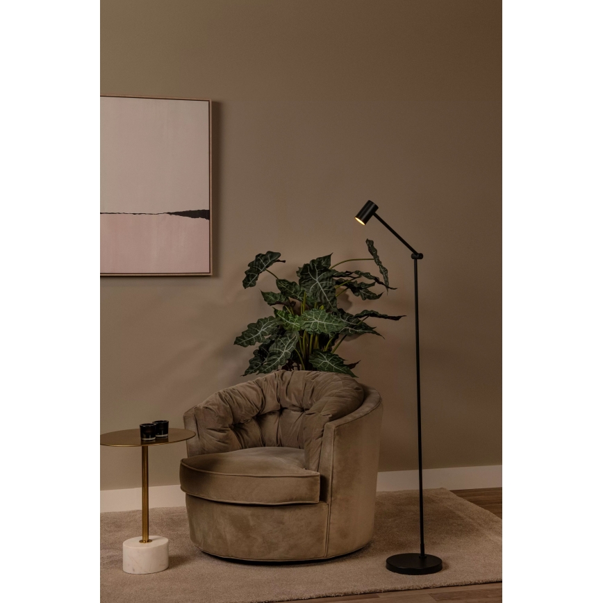 Lucide 36722/03/30 - LED Ljusreglerad beröring golvlampa TIPIK LED/3W/230V svart