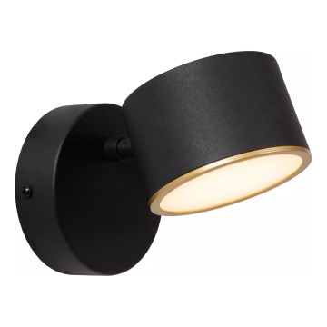 Lucide 44217/08/30 - Dimmbar väggspotlight GIAN LED/9W/230V svart