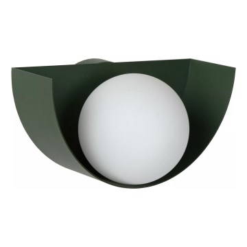 Lucide 45201/01/33 - Vägglampa BENNI 1xG9/28W/230V grön
