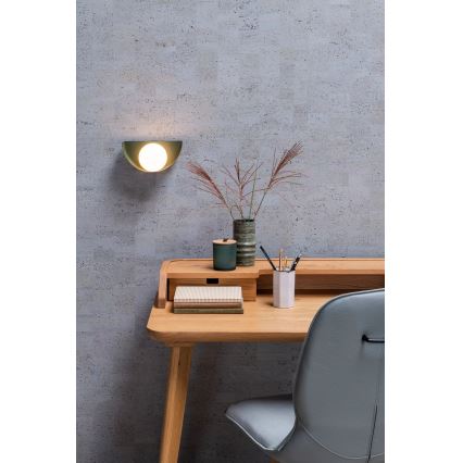 Lucide 45201/01/33 - Vägglampa BENNI 1xG9/28W/230V grön