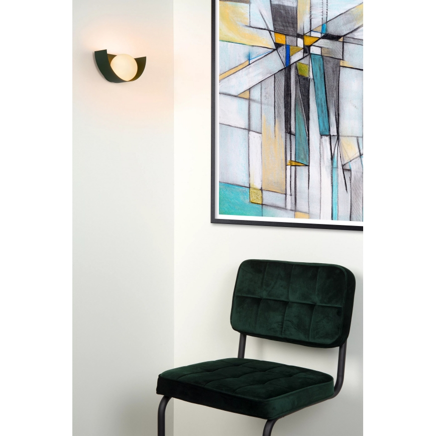 Lucide 45201/01/33 - Vägglampa BENNI 1xG9/28W/230V grön