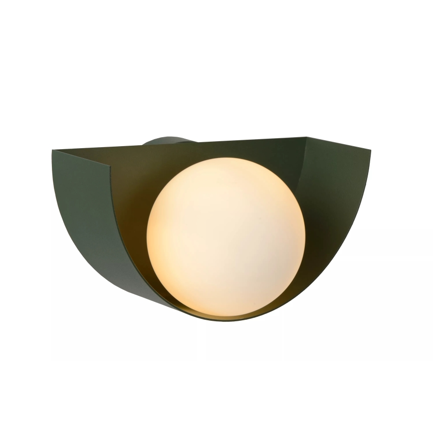 Lucide 45201/01/33 - Vägglampa BENNI 1xG9/28W/230V grön