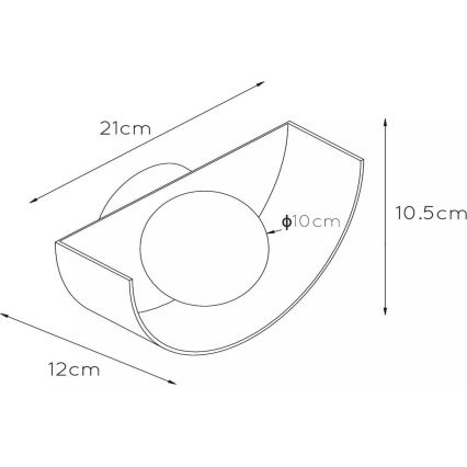 Lucide 45201/01/33 - Vägglampa BENNI 1xG9/28W/230V grön