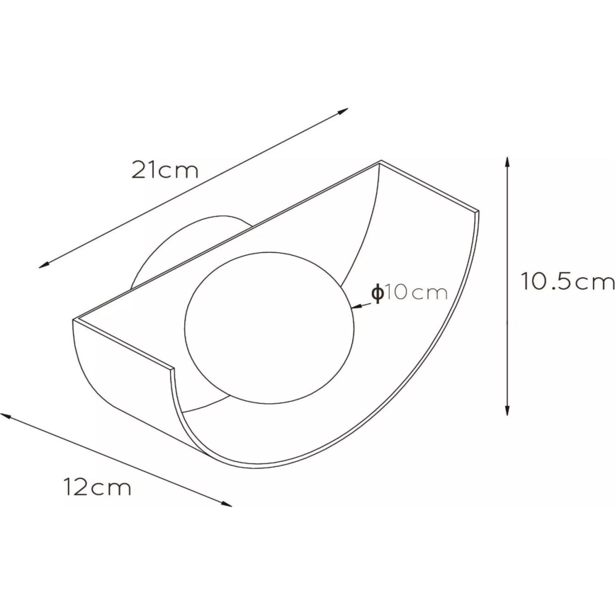 Lucide 45201/01/33 - Vägglampa BENNI 1xG9/28W/230V grön