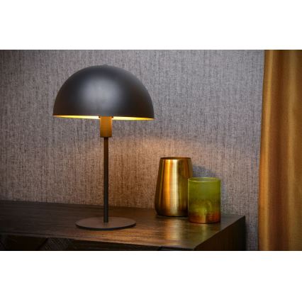Lucide 45596/01/30 - Bordslampa SIEMON 1xE14/25W/230V svart