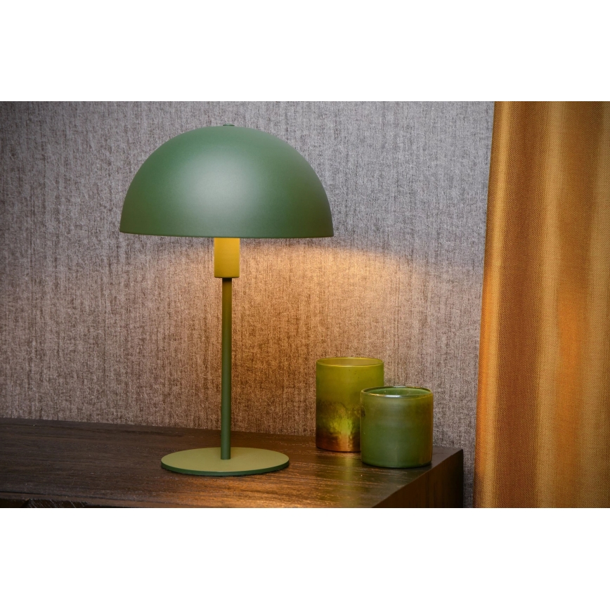 Lucide 45596/01/33 - Bordslampa SIEMON 1xE14/25W/230V grön