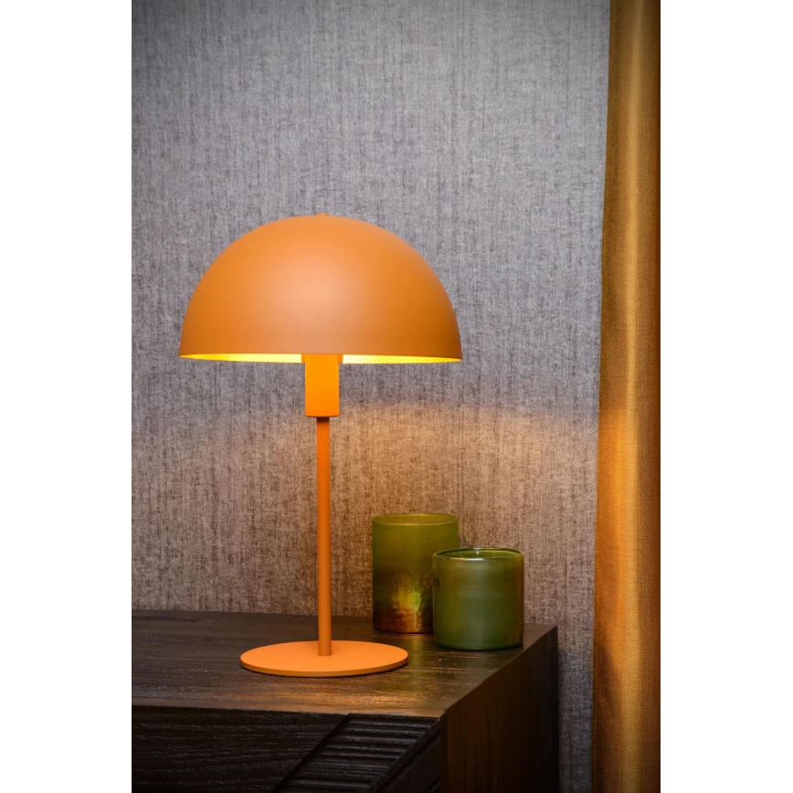 Lucide 45596/01/44 - Bordslampa SIEMON 1xE14/25W/230V orange