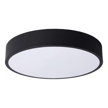 Lucide 79185/30/30 - LED Dimbar taklampa UNAR LED/18W/230V diameter 30 cm svart