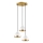 Luster på kabel YILDO 3xE27/40W/230V vit/guld