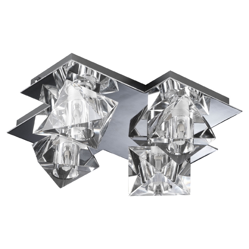 Luxera 1545 - Ersättningsglas för ljuskrona, bordslampa, taklampa och vägglampa BAIKO G9
