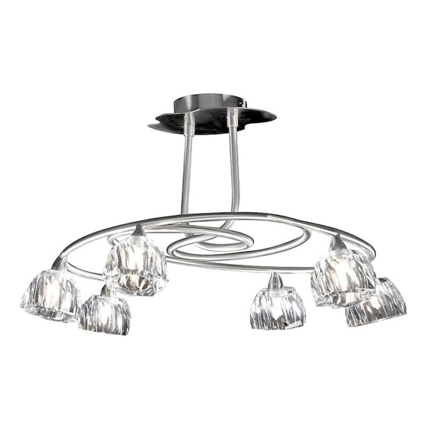 LUXERA 1561 - Ljuskrona SAMBA 6xG9/40W/230V