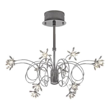 LUXERA 1570 - Ljuskrona SCARLET 12xG4/20W/230V
