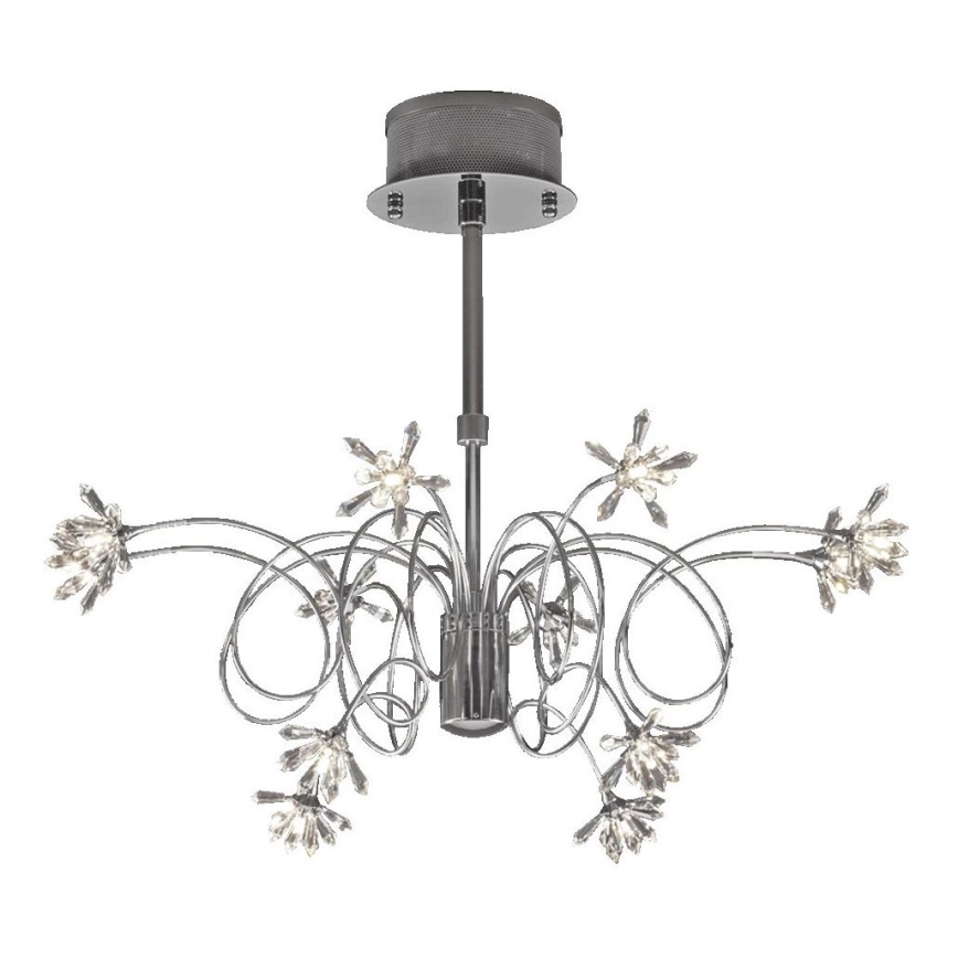 LUXERA 1570 - Ljuskrona SCARLET 12xG4/20W/230V