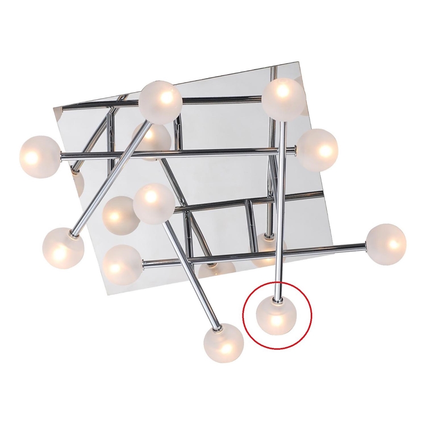Luxera 17101 - Ersättningsglas för ljuskrona OLIVIA G4