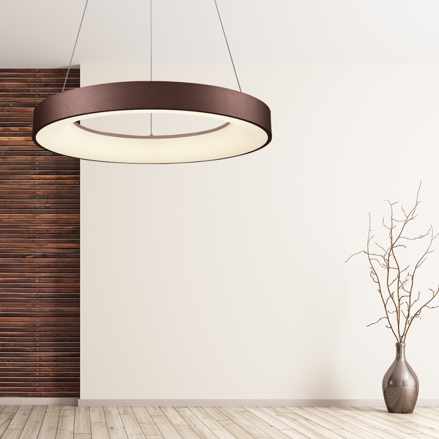 LUXERA 18407 - Dimbar LED-lampakrona med snöre GENTIS 1xLED/50W/230V