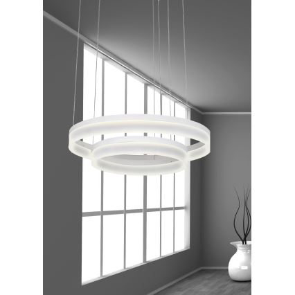 LUXERA 18408 - Dimbar LED-lampakrona med snöre VEDUA LED/78W/230V