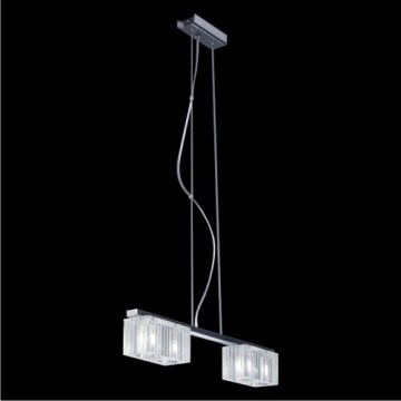 Luxera 46017 - Ljuskrona med snöre VAMP 4xG9/40W/230V
