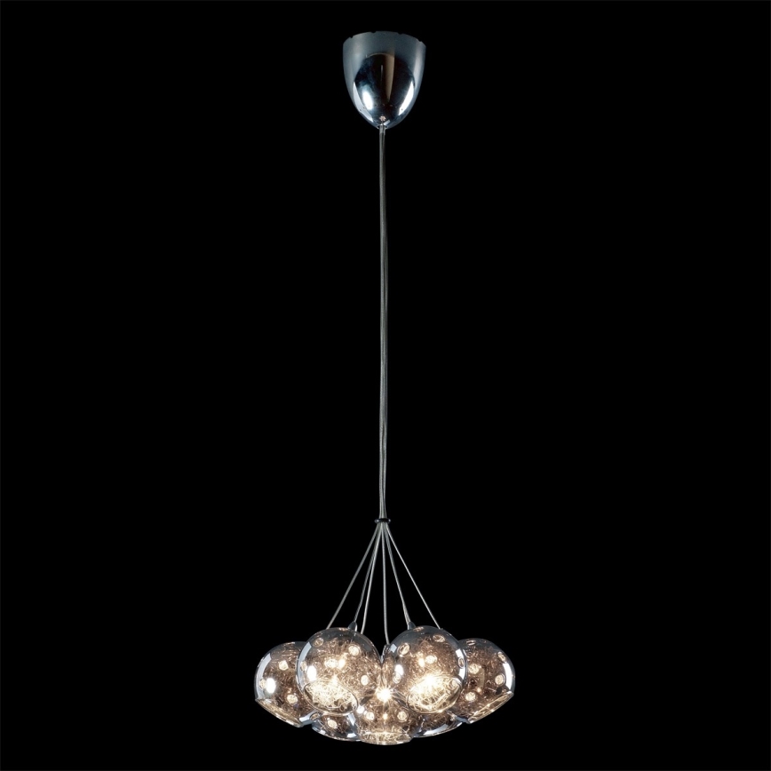 LUXERA 46037 - Hängande Ljuskrona CRONOS 7xG4/20W/230V