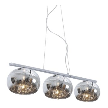 LUXERA 46039 - Hängande Ljuskrona SPHERA 3xG9/75W/230V