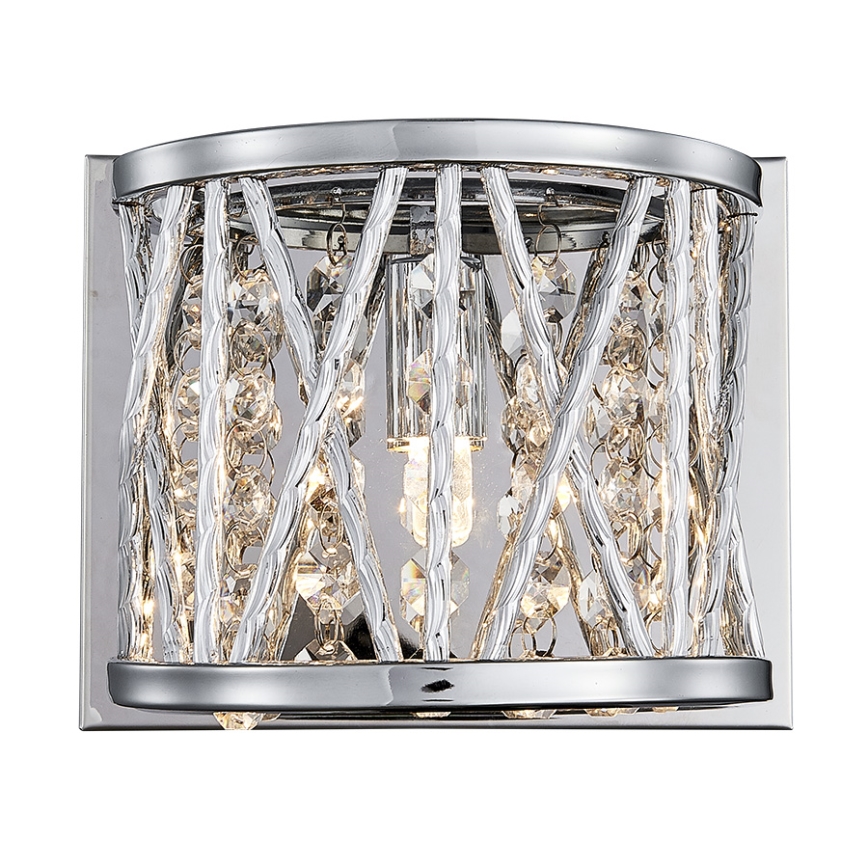 LUXERA 46063 - Vägglampa STIXX 1xG9/33W/230V silver