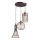 LUXERA 46073 - Ljuskrona med snöre TRION 3xE27/60W/230V