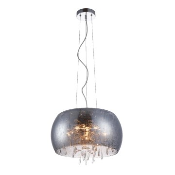 LUXERA 46090 - Ljuskrona med snöre ATMOSPHERA 5xG9/7W/230V