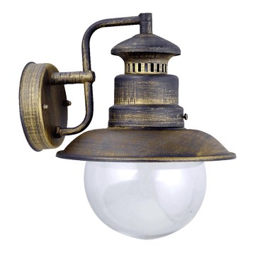 LUXERA 48400 - Utomhus Väggbelysning LIMASSOL 1xE27/60W/230V