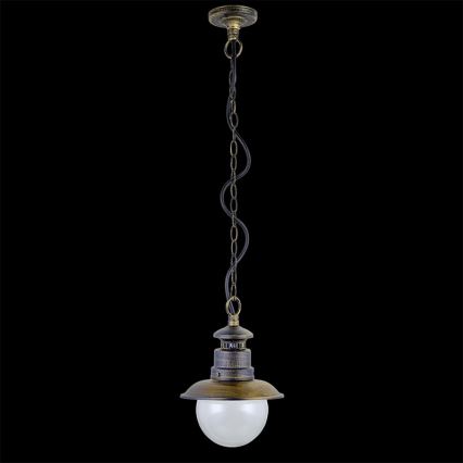 LUXERA 48401 - Utomhus Ljuskrona LIMASSOL 1xE27/60W/230V
