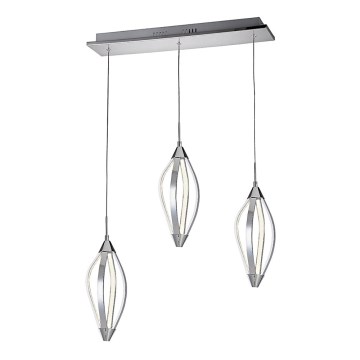 LUXERA 61306 - LED Ljuskrona med snöre SAKURA 3xLED/13.2W/230V