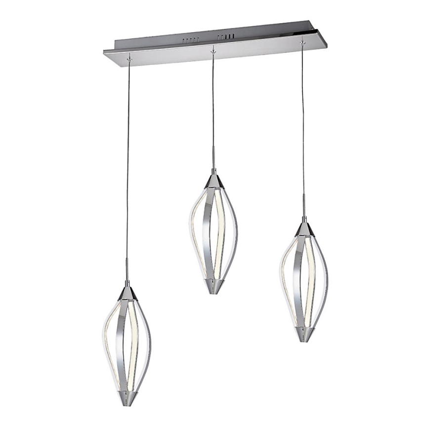 LUXERA 61306 - LED Ljuskrona med snöre SAKURA 3xLED/13.2W/230V