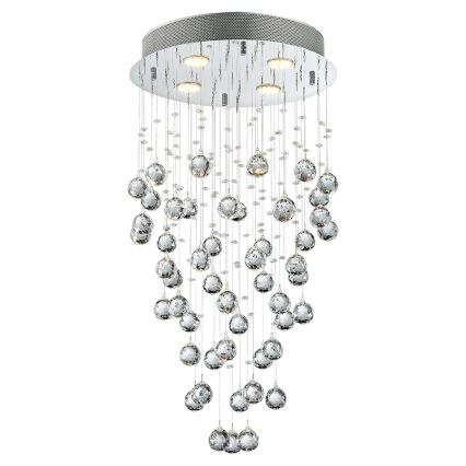 LUXERA 62411 - fast Kristallkrona NORR 4xGU10/50W/230V