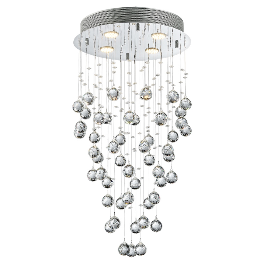 LUXERA 62411 - fast Kristallkrona NORR 4xGU10/50W/230V