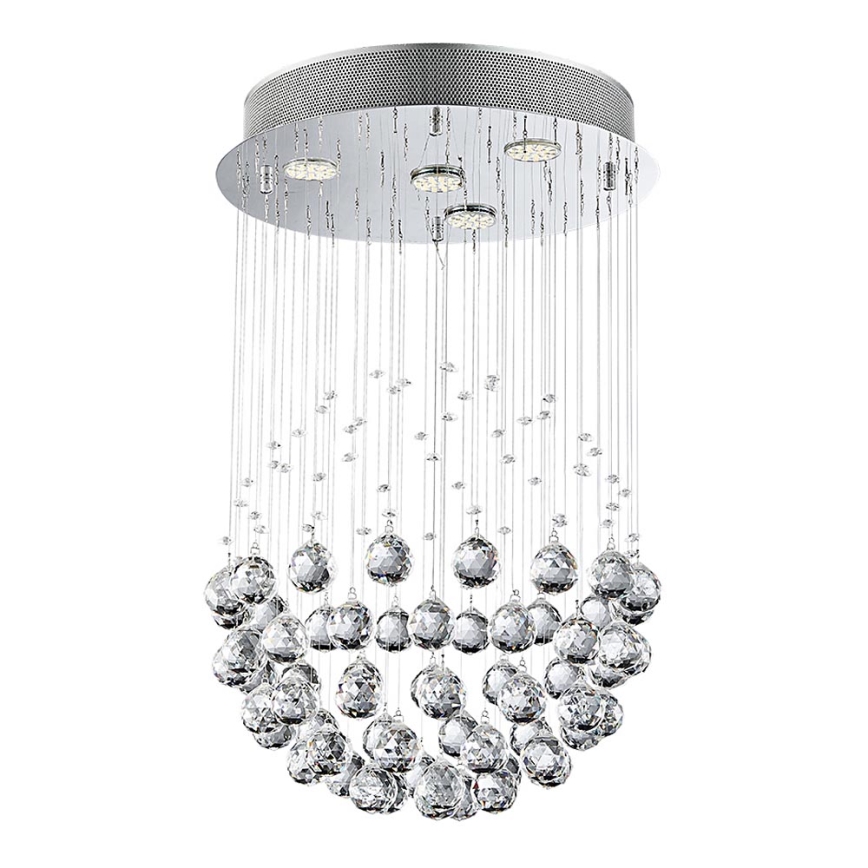 LUXERA 62413 - fast Kristallkrona XAVER 4xGU10/50W/230V