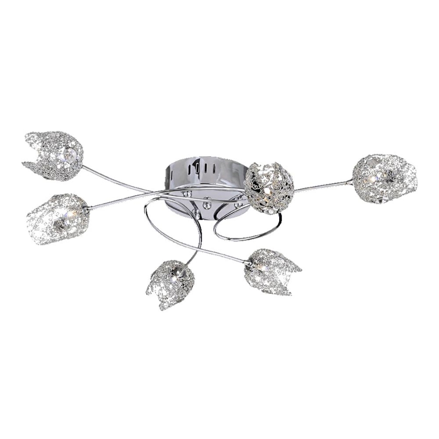 LUXERA 64039 - Ljuskrona DELPHI 6xG4/20W/230V